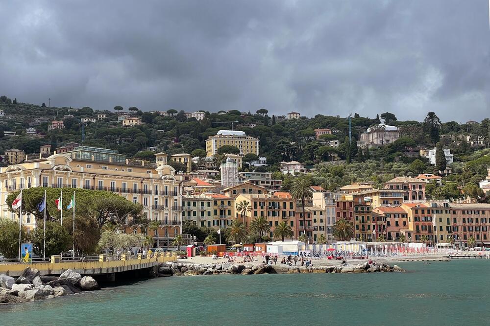 Lidos an der Uferpromenade von Santa Margherita Ligure