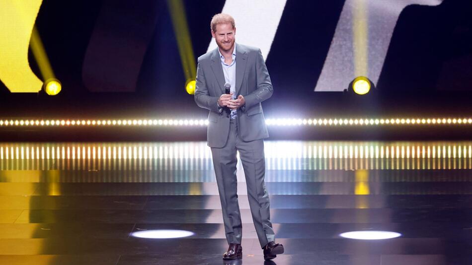 Prinz Harry bei den Invictus Games in Düsseldorf.