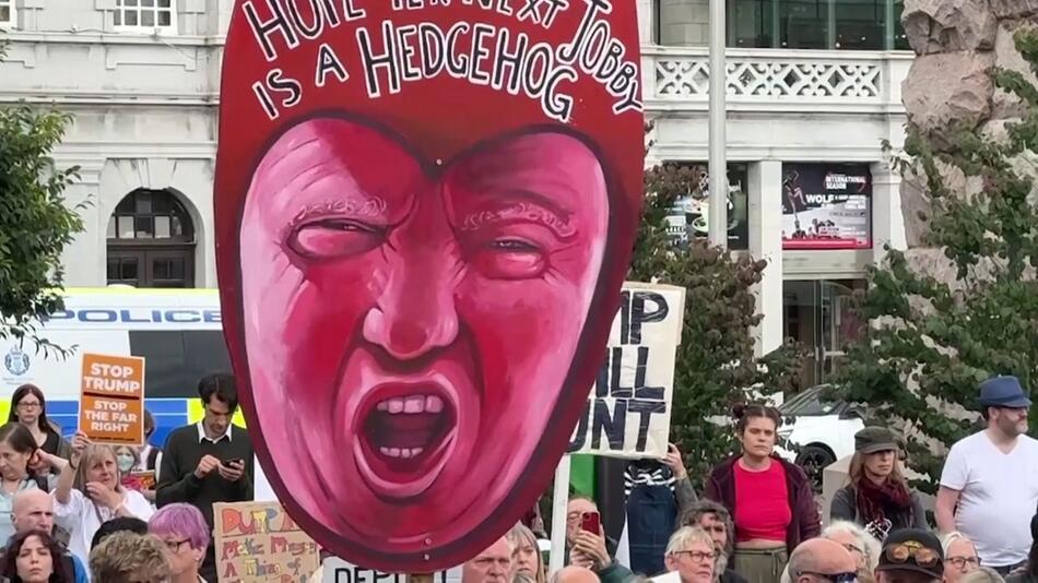 "Nicht willkommen": Proteste gegen Trump in Schottland