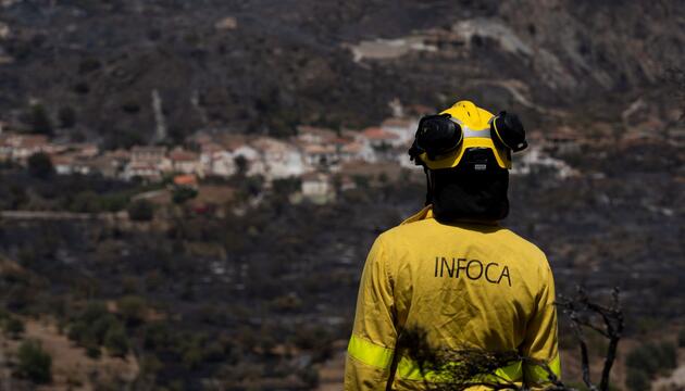 Waldbrand in Andalusien
