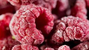 Tiefgekühlte Himbeeren