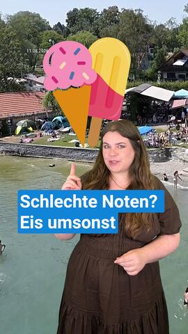 Gratis-Eis für Sechser im Zeugnis