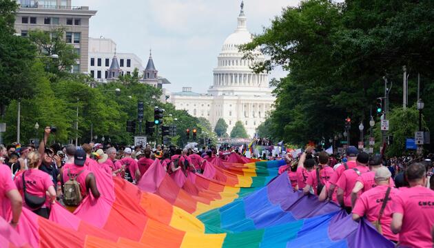 Jährliche Pride-Parade in Washington