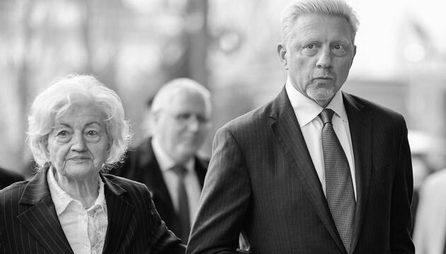 Boris Becker und seine Mutter Elvira Becker