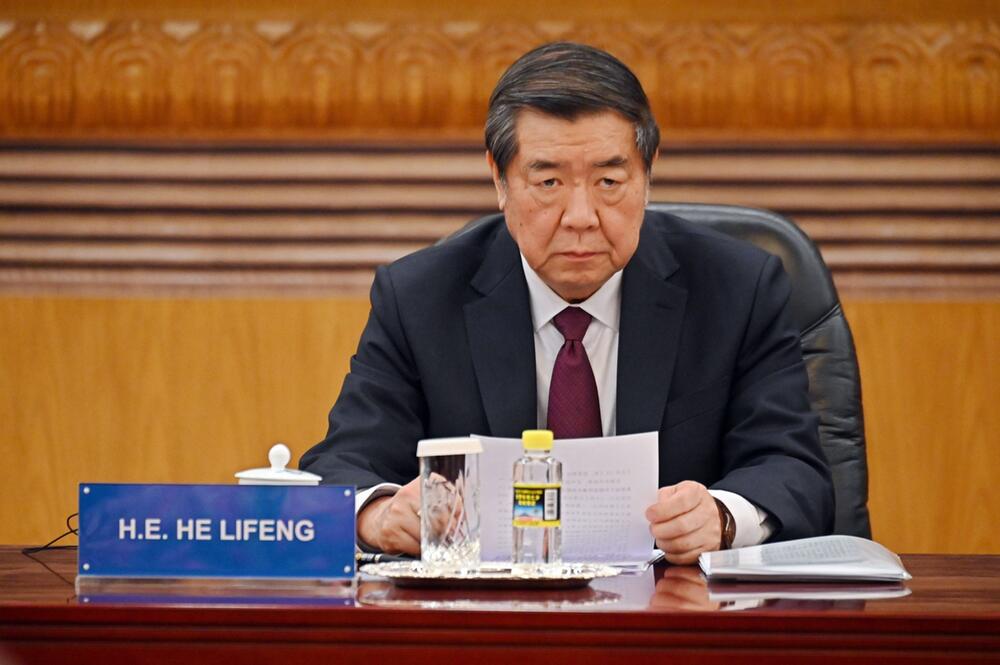 Chinas Vize-Ministerpräsident He Lifeng