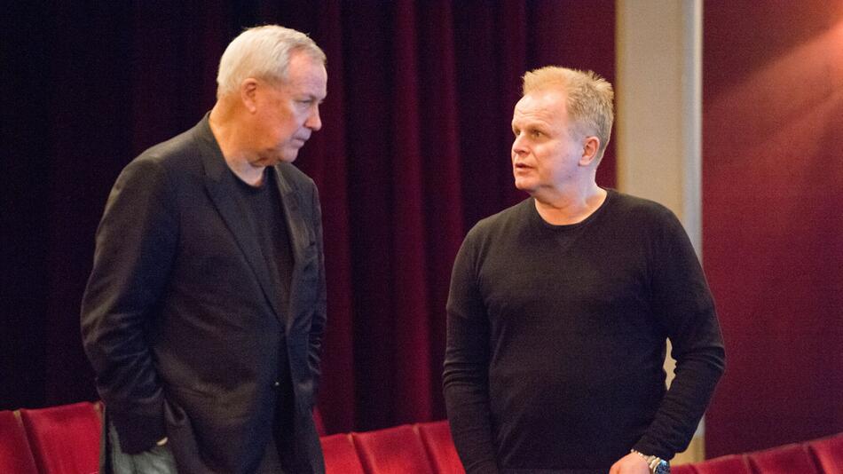 Herbert Grönemeyer und US-Regisseur Robert Wilson