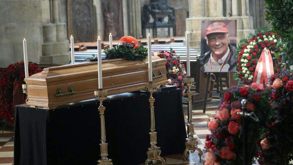 Niki Lauda, Beerdigung, Trauerfeier
