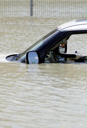 Unwetter in Dubai