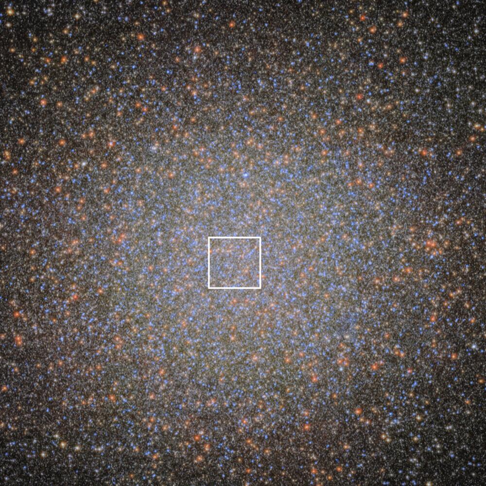 Kugelsternhaufen Omega Centauri - Schwarzes Loch