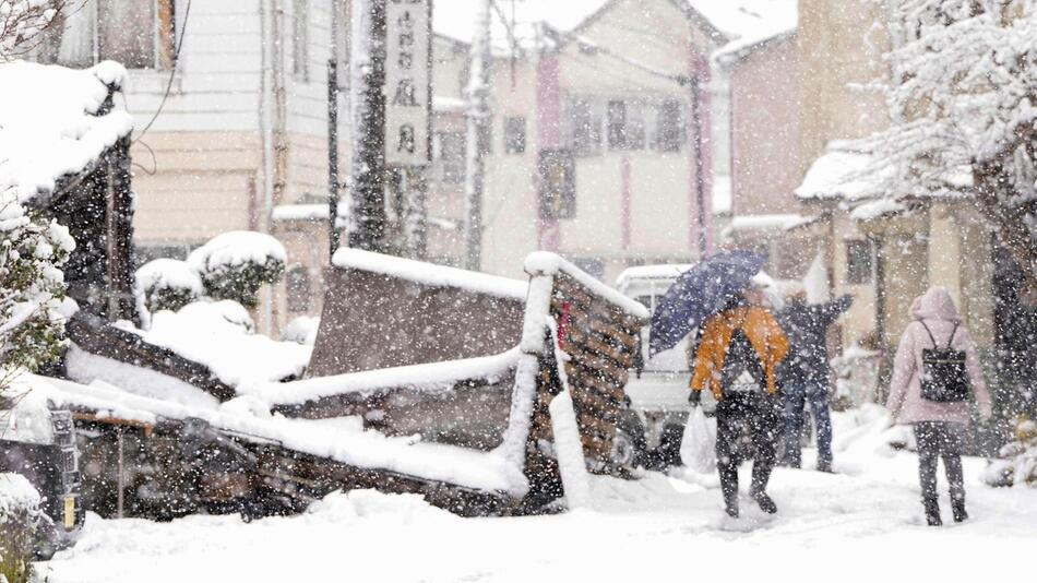 Nach dem Erdbeben in Japan