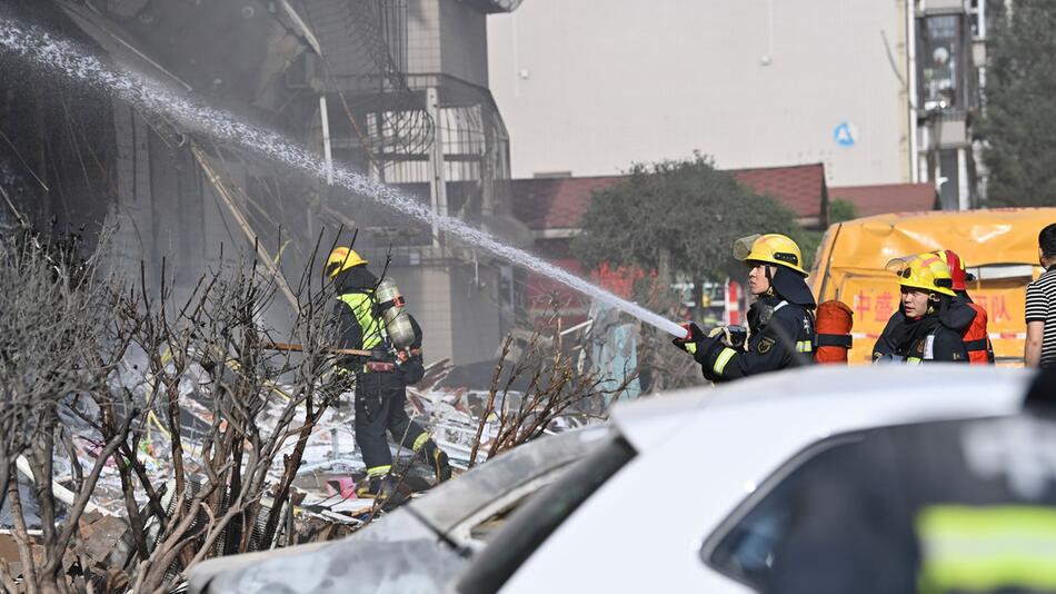 Wohnhaus-Explosion in China