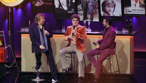 Atze Schröder (M.) mit Howard Carpendale und Giovanni Zarrella bei der Aufzeichnung der ZDF ...