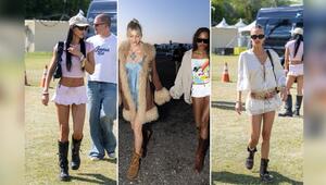 Kurze Shorts und klobige Boots: Diese Trends gab es beim ersten Coachella-Wochenende zu bestaunen.