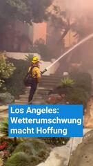 Los Angeles: Wetterumschwung macht Hoffnung