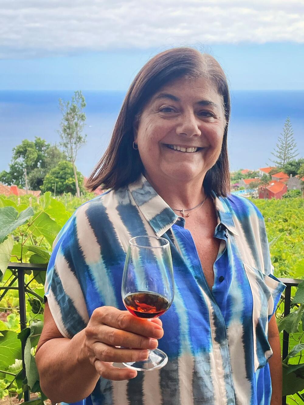 Weinexpertin Isabel Freitas auf der Quinta das Vinhas