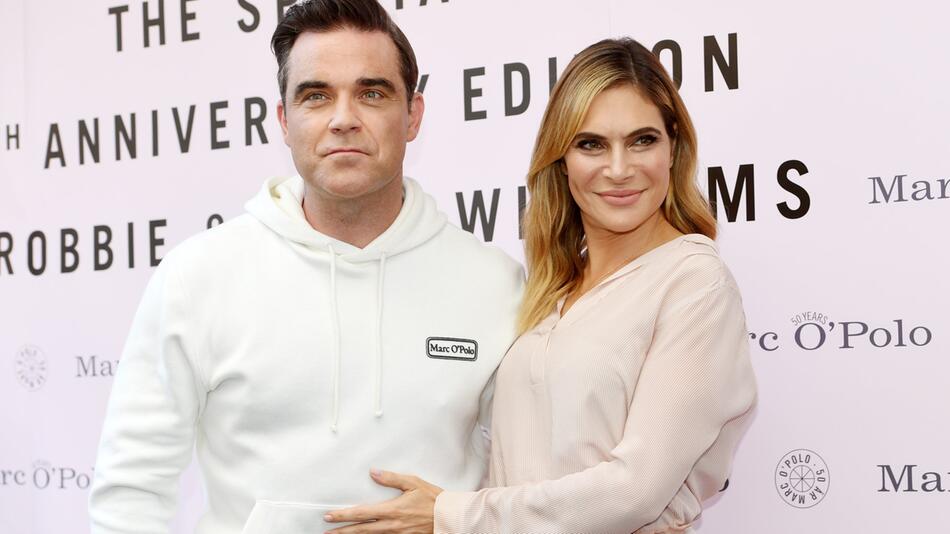 Robbie Williams und Ehefrau Ayda