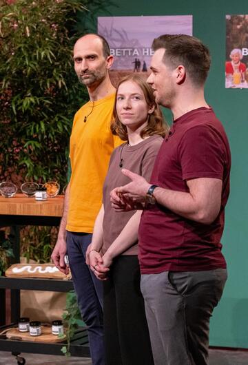 Gründer Karl Schlumbach, Lucia Scheffner und Daniel Siebert