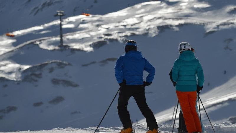 Skifahren auf der Zugspitze