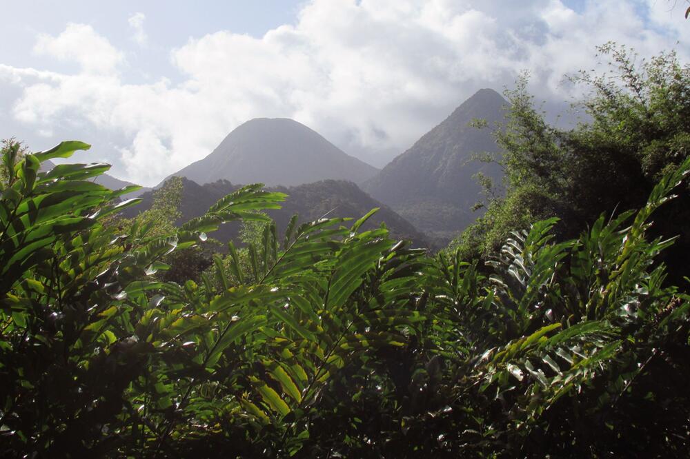 Gebirge Pitons du Carbet im Norden von Martinique