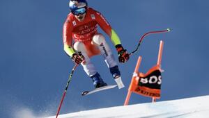 Der Schweizer Ski-Star Marco Odermatt 2026 beim Super-G in Kitzbühel.