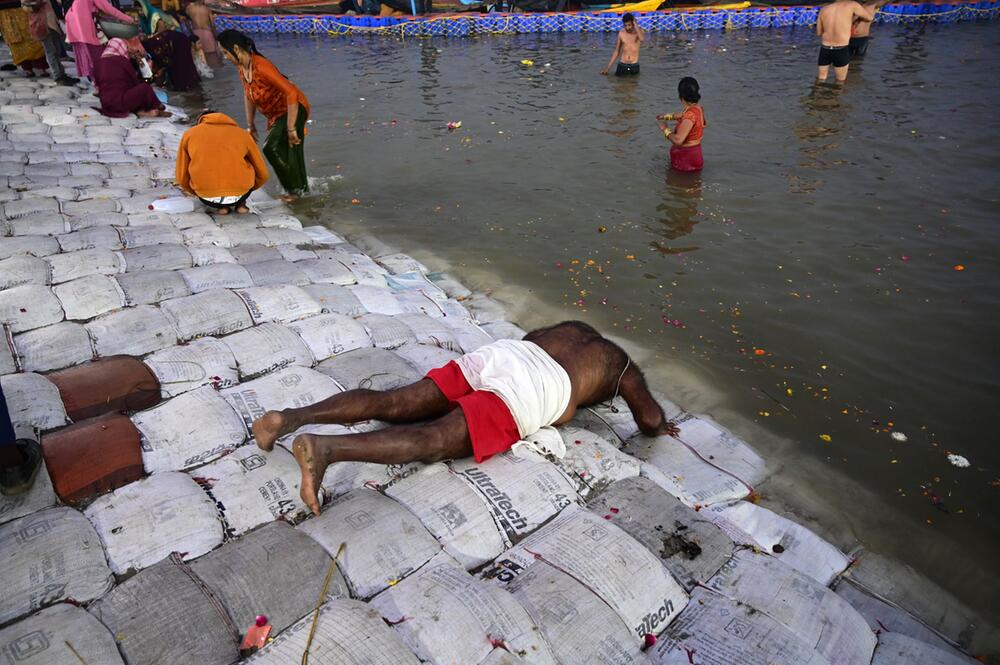 Hinduistisches Maha Kumbh Fest in Indien