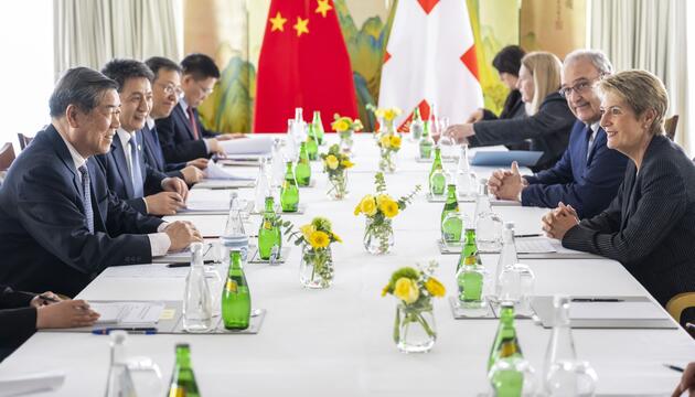 Bilatereale Treffen in Genf: Schweiz - China