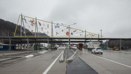 Nahe des Grenzübergangs Spielfeld fand Polizei Auto des Verdächtigen.