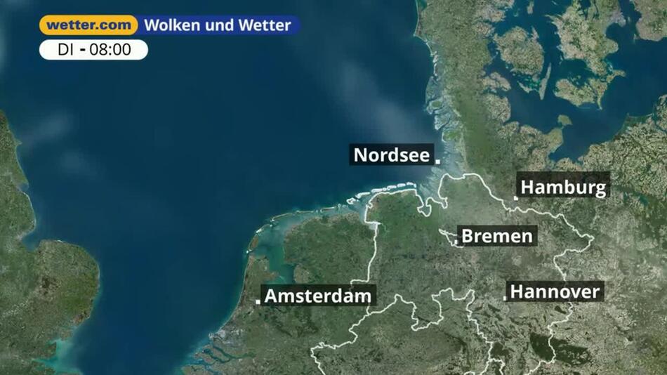 "Nordsee: Dein Wetter für Deine Region!"