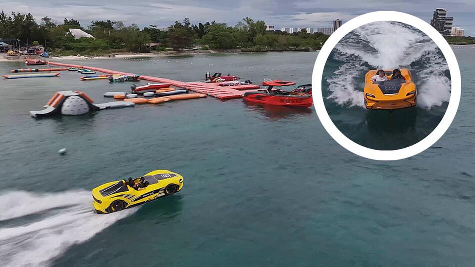 Sportwagen auf dem Meer: Dieses Schnellboot sieht aus wie ein Luxusauto