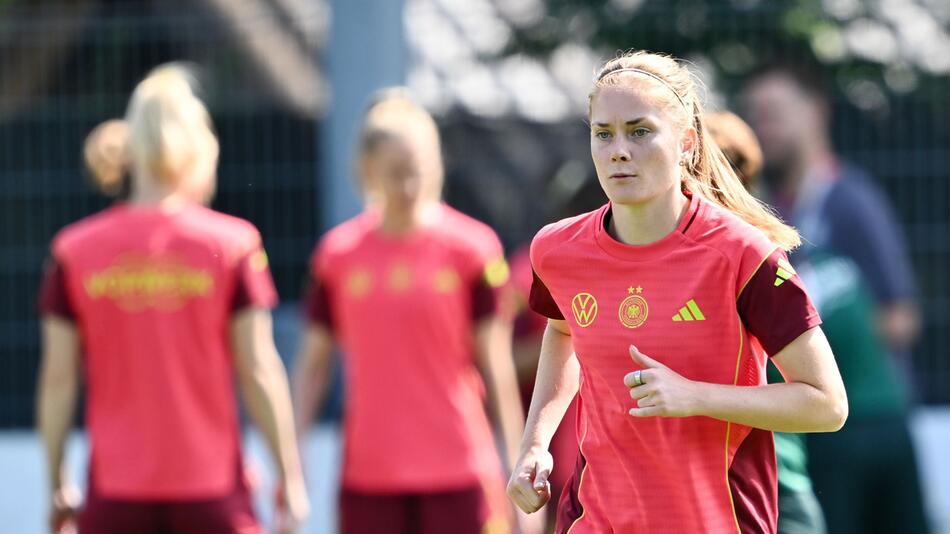 Frauenfußball-EM - Training Deutschland