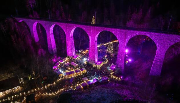 Weihnachtsmarkt in der Ravennaschlucht