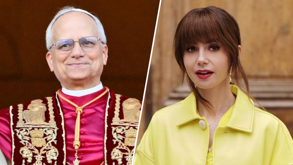 Papst Leo XIV. bremst "Emily in Paris" mit Lily Collins aus.