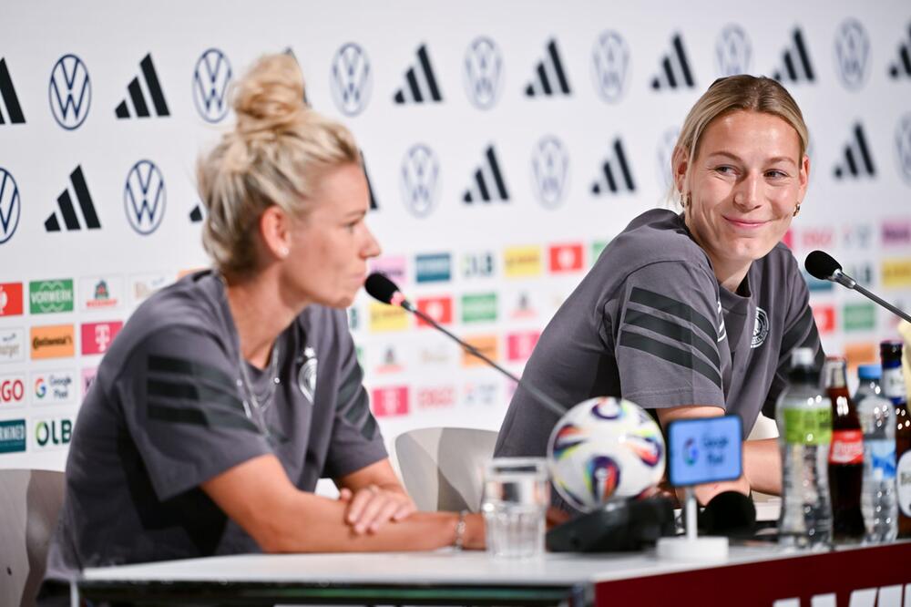 Frauenfußball-EM - Pressekonferenz Deutschland