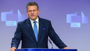 Maros Sefcovic auf dem Podium