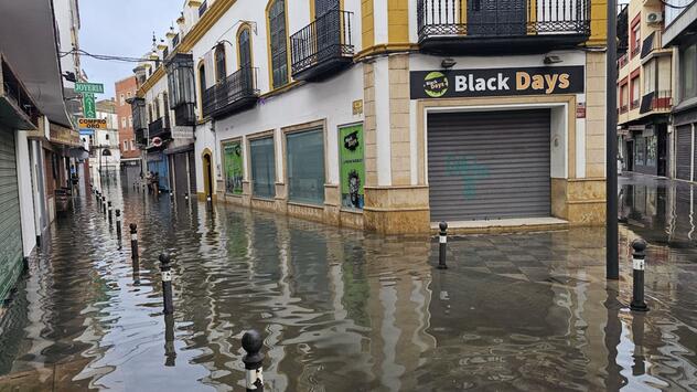 Starker Regen in Andalusien