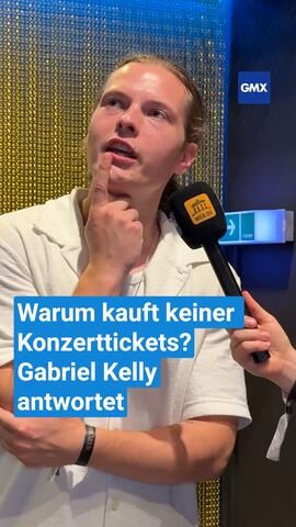 Warum kauft keiner Konzerttickets? Gabriel Kelly antwortet