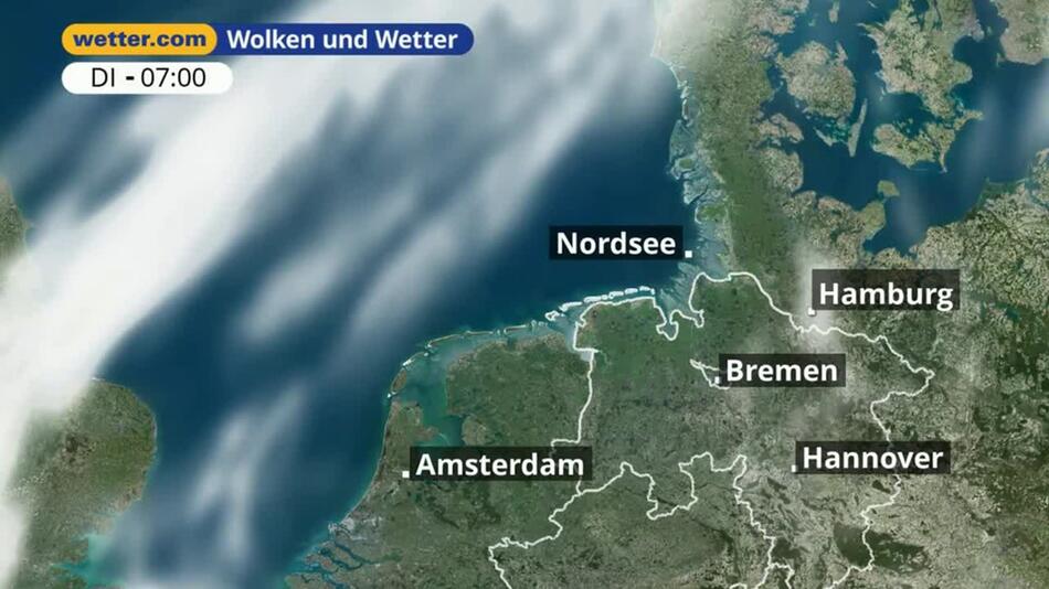 "Nordsee: Dein Wetter für Deine Region!"