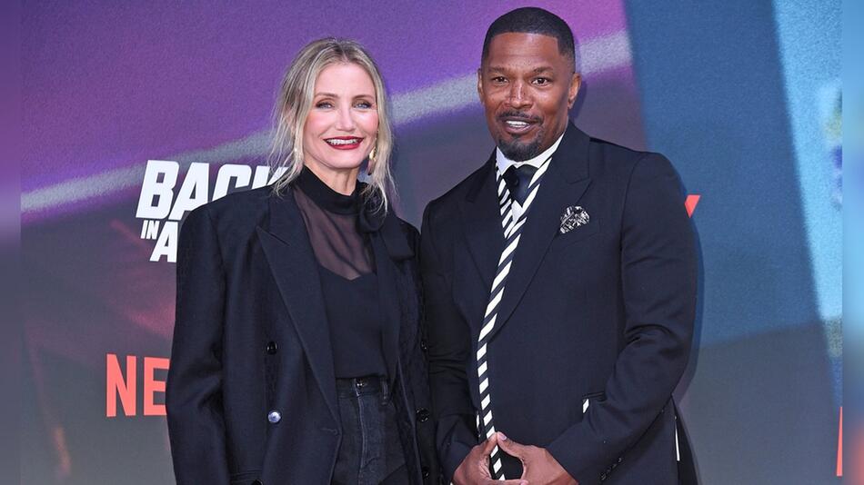 Cameron Diaz und Jamie Foxx bei einer "Back in Action"-Premiere.