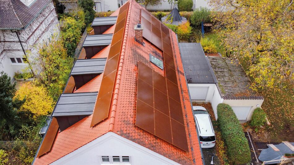 Solaranlage auf denkmalgeschütztem Haus in München