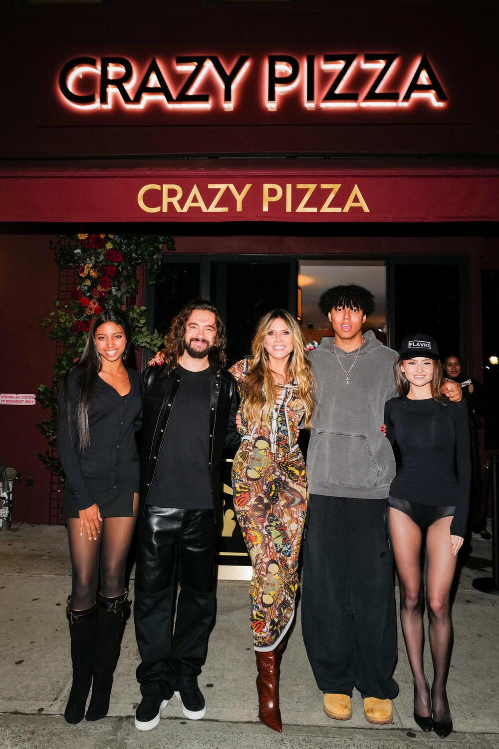 Lou Samuel, Tom Kaulitz, Heidi Klum, Johan Samuel und Leni Klum