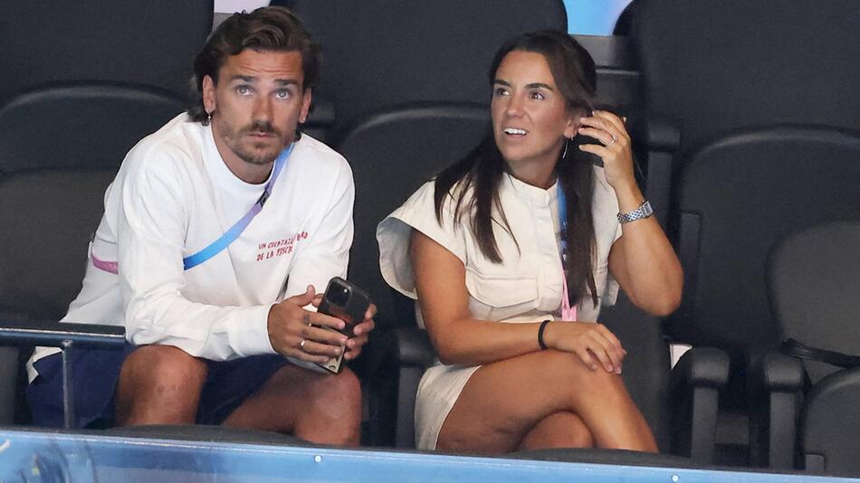 Antoine Griezmann und seine Frau Erika Choperena