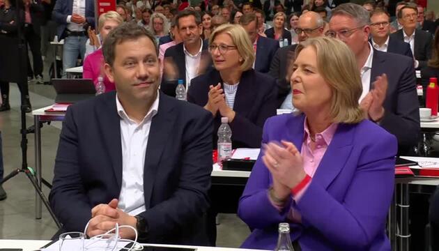 Bas und Klingbeil als SPD-Vorsitzende gewählt
