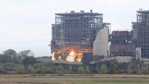 Sprengung in Voerde: Kesselhaus eines RWE-Kohlekraftwerks fällt spektakulär zusammen