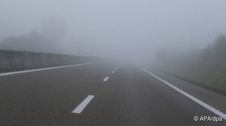 Höheres Risiko für Nebelunfälle