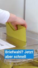 Bis wann ist Briefwahl noch möglich?