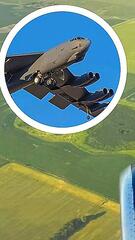Beinahe-Zusammenstoß: Passagierjet muss B-52-Bomber ausweichen
