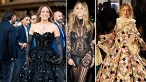 Jennifer Lopez, Heidi Klum und Gigi Hadid (v.l.) verzauberten bei der Fashion Week in Mailand.