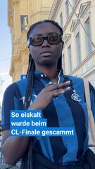 So eiskalt wurde beim Finale der Champions League gescammt