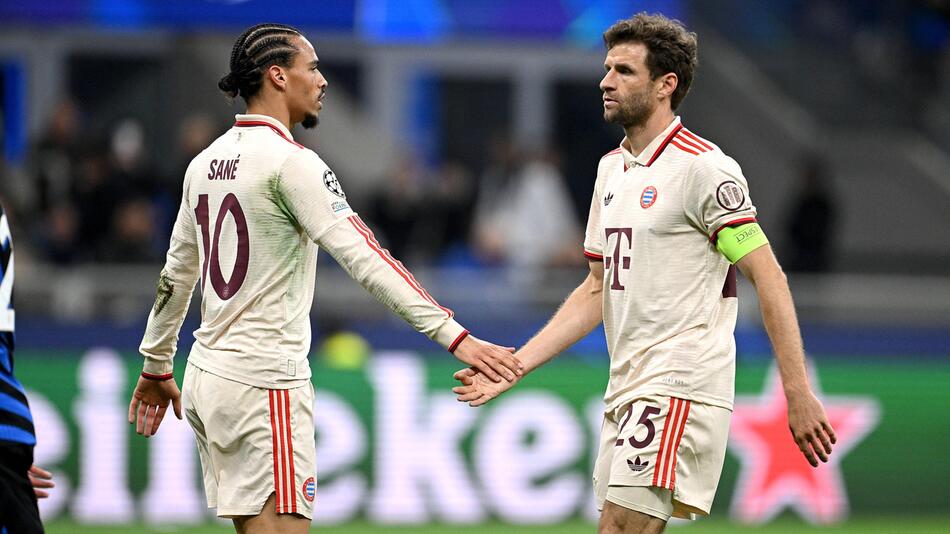 Leroy Sané und Thomas Müller