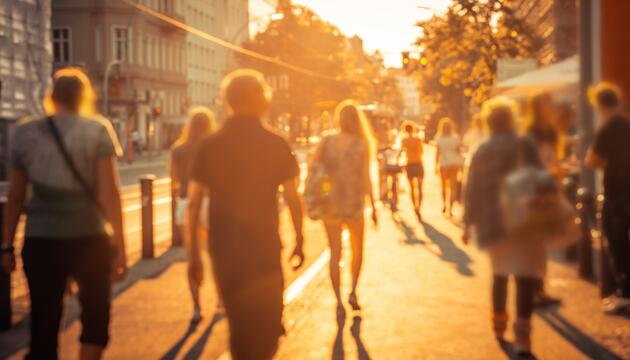 heißer Sommertag in Berlin